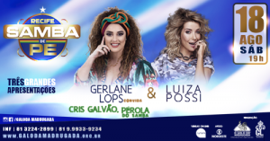  Luiza Possi é convidada especial do Recife Samba de PE